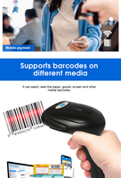 Scanner de codes-barres portable sans fil Dyscan CCD 300 scans/s Lecteur de codes-barres pratique pour les supermarchés et les chaînes de magasins