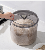 Nouveaux contenants à riz en plastique pour usage domestique, étanches aux insectes et à l'humidité, pour le stockage de la farine et des aliments