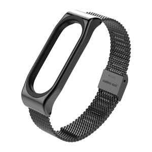 para <span class=keywords><strong>Xiaomi</strong></span> Mi banda 3 Mi band4 de la correa de muñeca banda inteligente Miband gota de 3 pulsera de acero inoxidable de Metal - Product Image 1