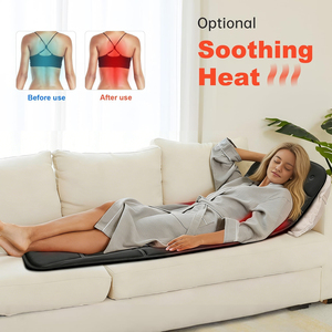 <span class=keywords><strong>Esterilla</strong></span> de Masaje Corporal Completo con Calefacción y Vibración, Colchoneta Eléctrica de Masaje Shiatsu para Espalda, Cuello y Hombros, Relajación en Casa y Spa - Product Image 3