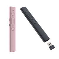 Leizun USB sans fil, pointeur laser rechargeable rouge 2.4G, fonction magnétique, portée de 100 m, réunions PowerPoint, stylo pointeur laser B2