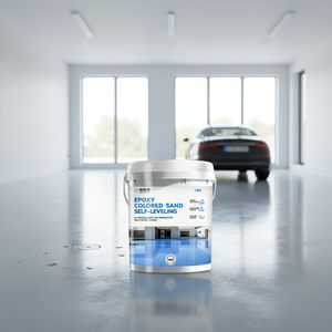 <span class=keywords><strong>Pintura</strong></span> Epoxi Impermeable con <span class=keywords><strong>Arena</strong></span> de <span class=keywords><strong>Color</strong></span>, Recubrimiento Epoxi Autonivelante para Pisos - Product Image 1