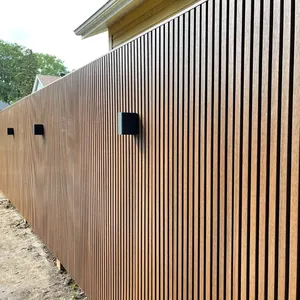 Painéis Alumínio Recém Design Hk Garden Fence Privacidade Pvc Fence Panels
