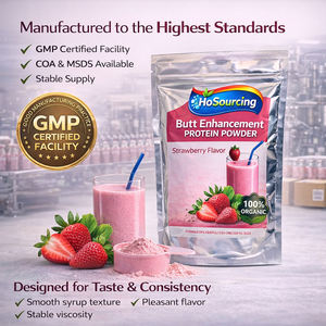 Colágeno en Polvo para Aumento de Glúteos, Sabor Fresa, Fórmula para Aumento de Peso para Adultos, Proveedor a Granel de Marca Privada - Product Image 4