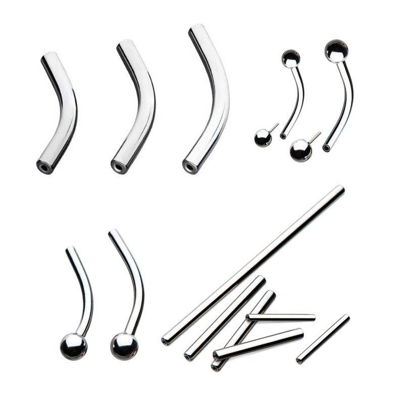 ASTM F136 Titanium Threadless High Polished