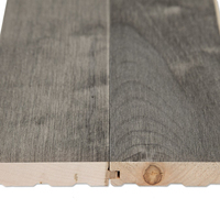 Plancher de bois franc en érable gris argent 5 "X 3/4"