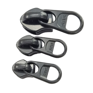 Personalizable 5 # 8 #   Deslizadores de Cremallera de Nylon y Metal Sin Bloqueo para Bolsos Duraderos de Aleación de Zinc, Decoración Moderna Plateada, Muestra en 7 Días - Product Image 1