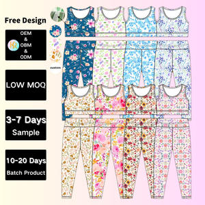 Kerui מהר יבש scrunch butt לנשימה המותניים אלסטי עם סט יוגה דפוס ערכת הפעלה לילדים - Product Image 1