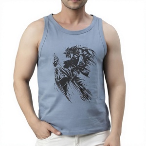 Camisetas Gráficas de Moda para Hombre, Ajustadas, de Algodón Transpirable con Spandex, Estilo Deportivo, para Gimnasio, Ropa de Entrenamiento - Product Image 3