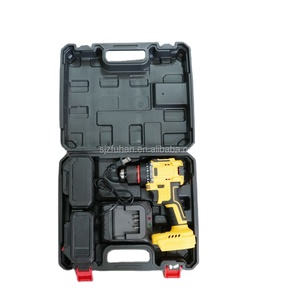 Perceuse sans fil à moteur sans balais, mandrin sans clé, marteau perforateur rotatif, perceuse à percussion pour bois, acier, métal - Polyvalente pour le matériel - Product Image 1