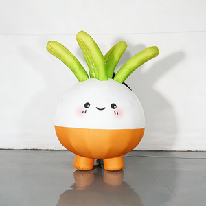 โมเดลผักแครอทการ์ตูนเป่าลมแบบกำหนดเองสำหรับกิจกรรมและการโฆษณาผัก<span class=keywords><strong>ต่างๆ</strong></span> - Product Image 6