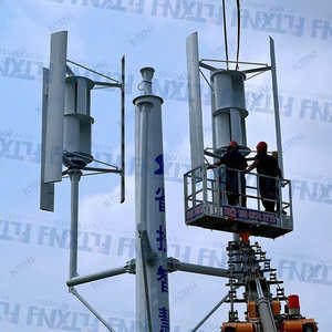 Éolienne verticale VAWT de 1 kW, 3 kW, 5 kW, 10 kW, 20 kW à haut rendement et design attrayant, à faible bruit de fonctionnement - Product Image 2