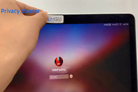 Toptan yapışır telefon olarak web kamerası gizlilik kapak özel cep telefonu yapışkan ekran temizleyici mikrofiber etiket