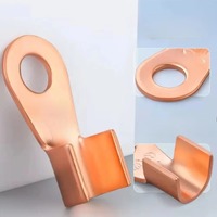 Kit d'assortiment de 140 cosses à anneau en cuivre nu de type OT, cosses à sertir pour fils électriques, connecteurs à anneau pour câbles