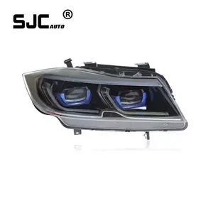 SJC פנסי חלק לרכב לרכב עבור BMW 2005-2012 E90 שדרוג פנס סדאן לייזר סגנון LED פנסי ראש