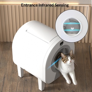 Litière Intelligente pour <span class=keywords><strong>Chat</strong></span> en Gros |   Nettoyage automatique avec contrôle par application |   Grande capacité de 10 L pour les foyers multi-chats - Product Image 4