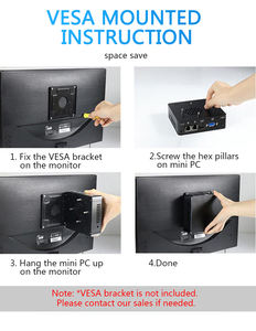 พัดลมระบายความร้อนแบบแอคทีฟ Haswell แกน i3 4005U 6USB 1LAN สำหรับใช้ในบ้าน - Product Image 6