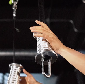 Poignées de fitness haut de gamme, antidérapantes, robustes, pour exercices de traction, <span class=keywords><strong>poignée</strong></span> chromée pour la <span class=keywords><strong>musculation</strong></span> - Product Image 1