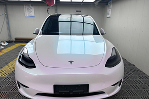OEM Factory Super Gloss Dawn white Bright PET Car Wrap Vinyl Film 7.5mil Anti-Scratch Protection Heat Repair Self-Healing - Product Image 3