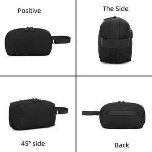 <span class=keywords><strong>SBOX</strong></span> กระเป๋าใส่เครื่องสำอางโพลีเอสเตอร์ความจุขนาดใหญ่กันน้ำได้ทนทานสีดำ - Product Image 2