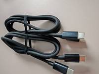 Cable USB Tipo-C a Tipo-C, Carga Rápida de 3A, Conductor de Cobre Puro para Móviles y PC