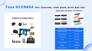 Pistolet à clous sans fil Toua DCCN40A - Cloueur en acier inoxydable de qualité industrielle, pistolet à clous à batterie au lithium pour béton - Product Image 6