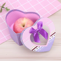Caja de Regalo Laminada en Forma de Corazón, Estilo Coreano, Ecológica, Hecha con Materiales Reciclados, Portátil, Personalizable, Linda, para Nochebuena, Creativa
