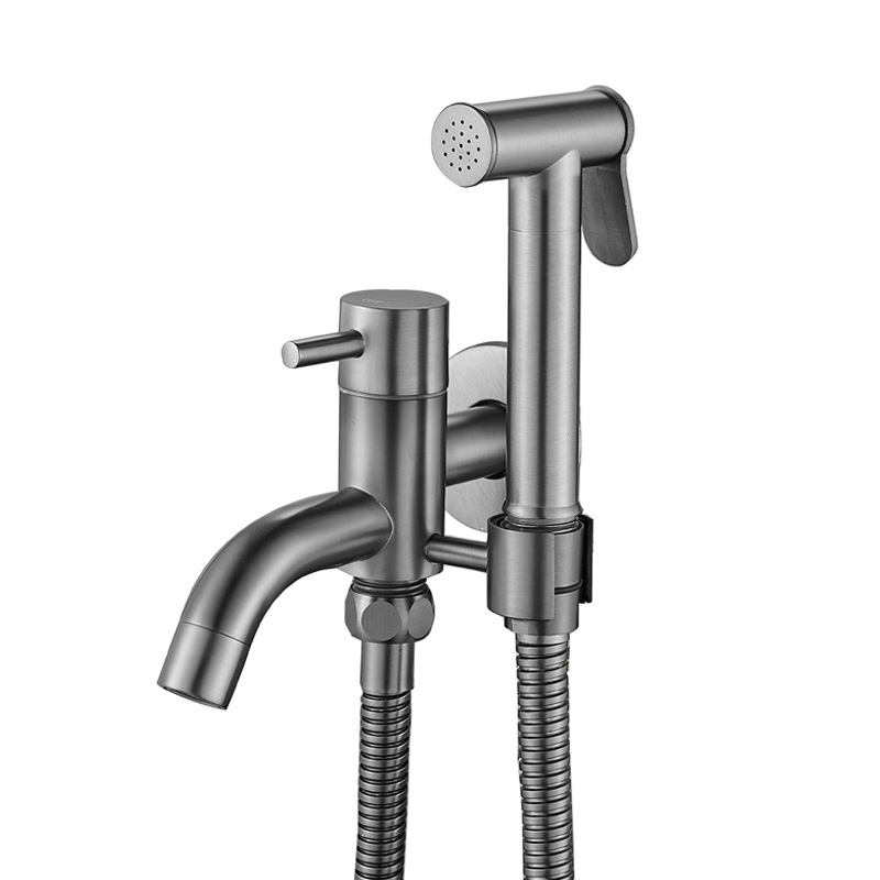 Seul corps d'eau froide alliage pistolet pistolet cendre brossé gris