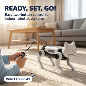 Educational RC <b>Robot</b> <b>Dog</b> Creative-building Remote Control <b>Robot</b> <b>Dog</b> <b>Toy</b> Lightweight Solar Powered <b>Robot</b> <b>Toy</b> for Boys and Girls - Product Image 2