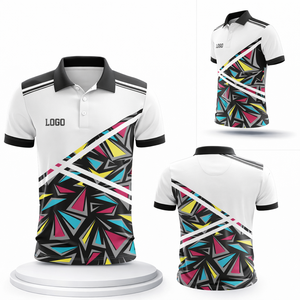 Chemises de golf personnalisées avec logo brodé OEM, séchage rapide, respirantes, vêtements d'équipe de golf - Product Image 3