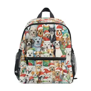 Childishness noel köpekler çocuklar okul çantaları güzel çocuk çantası paketi çocuklar sırt çantası erkek kız için toptan
