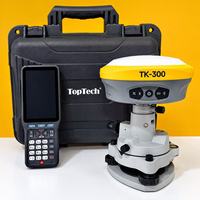 Alat Survei GPS RTK TopTech TK300 Rpver, Penerima GNSS RTK GPS untuk Survei Topografi, Antena Pelacak GPS