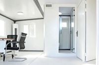 Maison conteneur modulaire pliable respirante avec isolation épaisse/standard pour dortoirs et logements