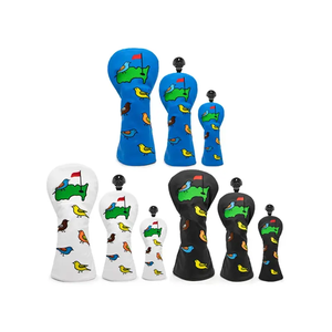 Couvre-chef de pilote de <span class=keywords><strong>golf</strong></span> personnalisé Couvre-chef en <span class=keywords><strong>bois</strong></span> en cuir PU pour conducteurs 460cc Birdie <span class=keywords><strong>Golf</strong></span> Jeu de couvre-chef en <span class=keywords><strong>bois</strong></span> - Product Image 2