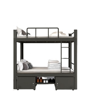 Etagenbetten für Kinder, Jungen und Mädchen, Kindergarten, Schlafsaal, Apartment, Günstige Kommerzielle Metallrahmenbetten mit Schrank und Regal - Product Image 1