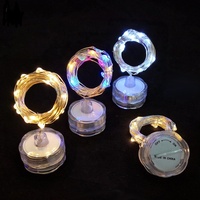 Offre Spéciale led Vase Bouteille Fée Lumière 2M 20LED Bougie Sous-Marine Submersible Fil De Cuivre Guirlande Lumineuse pour Noël Désherbage Fête