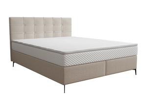 Ensemble de <span class=keywords><strong>lit</strong></span> de luxe avec sommier tapissier, tête de <span class=keywords><strong>lit</strong></span> capitonnée, système ressort sur ressort, fabrication fiable en usine, production en série OEM/ODM - Product Image 1