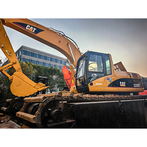 Excavatrice amphibie CAT 320, machine de dragage de sable fluvial, ponton d'occasion CAT 320CL, excavatrice flottante CAT 320C 320CL 320D 320D2 - Product Image 2