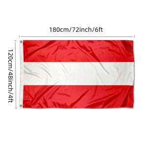 Bandiere nazionali europee del mondo europeo-<span class=keywords><strong>Austria</strong></span> bandiera austriaca stampata a doppio lato di colore sanguinante - Product Image 6