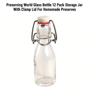 Juego de 12 Frascos de Vidrio con Tapa Hermética para Conservas Caseras - Product Image 2