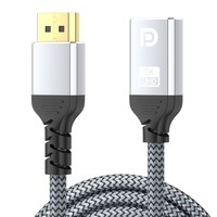 Câble d'extension DFX 8K 1M 4K 240Hz Mâle-Femelle DP Port Saver pour Moniteur de Jeu RTX PC de Bureau