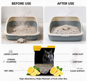 <span class=keywords><strong>Litière</strong></span> pour chats en bentonite, absorption rapide de l'eau, forte absorption, faible teneur en poussière, forme de boule ronde, sable pour chats, OEM, étiquette privée - Product Image 3