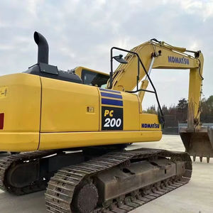 Mini-excavatrice sur chenilles Komatsu PC200-10 d'occasion, prix bas, bon état, moteur Hino, composant principal pour la construction, 20 tonnes - Product Image 1