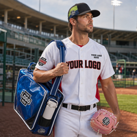 Solution d'équipement pour équipe de baseball d'élite, uniforme personnalisé avec logo du joueur, maillot, sac de baseball, casquette, ensemble de gants de performance, professionnel