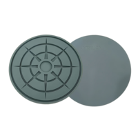 JYTSILICA Dessous de verre en silicone à motif d'épée anti-dérapant et anti-brûlure Napperon à thé résistant aux hautes températures Silicone isolé