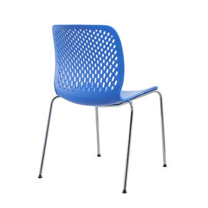 เก้าอี้พลาสติกสำหรับประชุมโรงเรียนแบบซ้อนได้ทันสมัยใช้ในห้องประชุมฝึกอบรม - Product Image 3