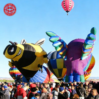 Ballons à air chaud gonflables à 4 places pour la publicité commerciale