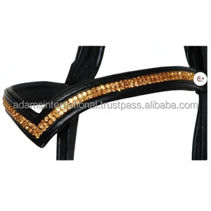 Cuero de caballo de alta calidad con cristal ostentoso, banda decorativa para cejas - Product Image 1