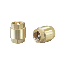 Válvula de Retención Neumática Manual para Agua, Sellado EPDM, OEM ODM, Rosca de 1 1/2 Pulgadas, Latón, Serie CV, Hexagonal, Unidireccional - Product Image 4