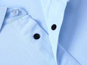 Polos personnalisés 100% polyester pour hommes Sports de plein air Séchage rapide Respirant T-shirt simple Tops à manches courtes réfléchissants - Product Image 4